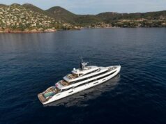 First Look! Superyacht Mewah Italia Terbaru dengan Waterfall Pool yang Spektakuler